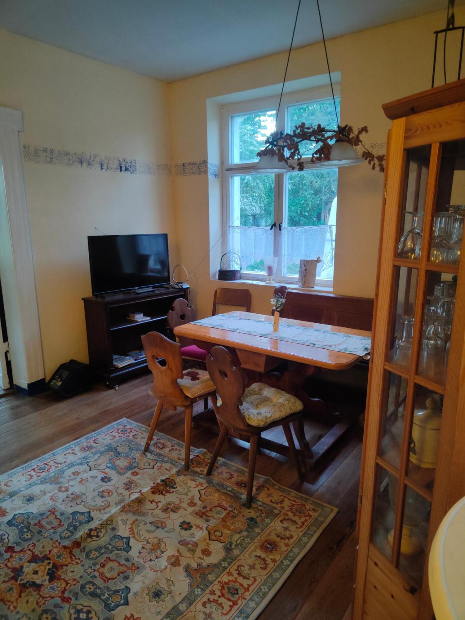 Gutshaus Im Gruenen Apartment Poseritz Bagian luar foto